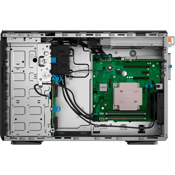 DELL ISG szerver  PE T360 torony (8x3.5"), 4C E-2434 3.4GHz, 1x16GB, 1x480GB RI SSD; H755, iD9 Ba., 2x700W.