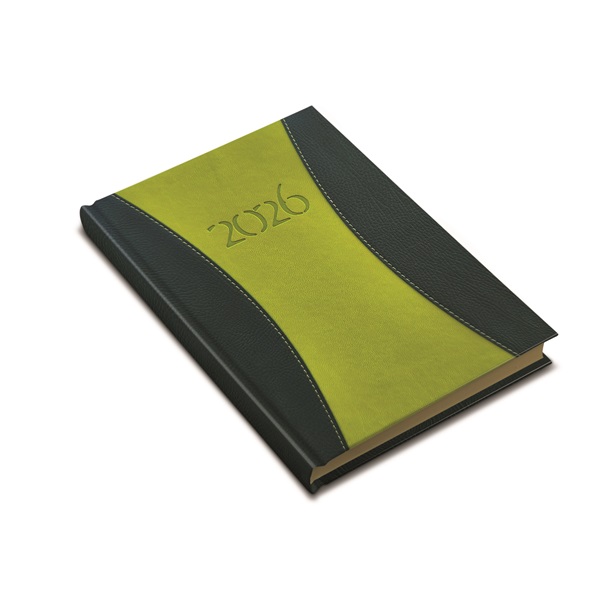 Realsystem 2025 PrémiumA 9412-78 B6 zöld zsebnaptár