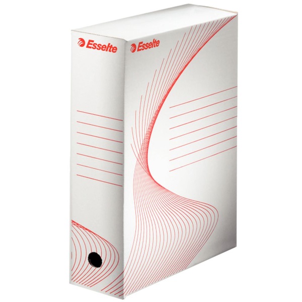 Esselte Boxy 10cm fehér archiváló doboz Esselte Boxy 10cm fehér archiváló doboz