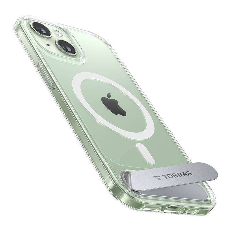 Torras phone case UPRO Pstand for iPhone 15 (transparent Torras phone case UPRO Pstand for iPhone 15 (transparent