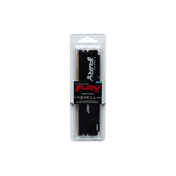 16GB 5600MHz DDR5 RAM Kingston Fury Beast Black CL38 (KF556C40BB-16)