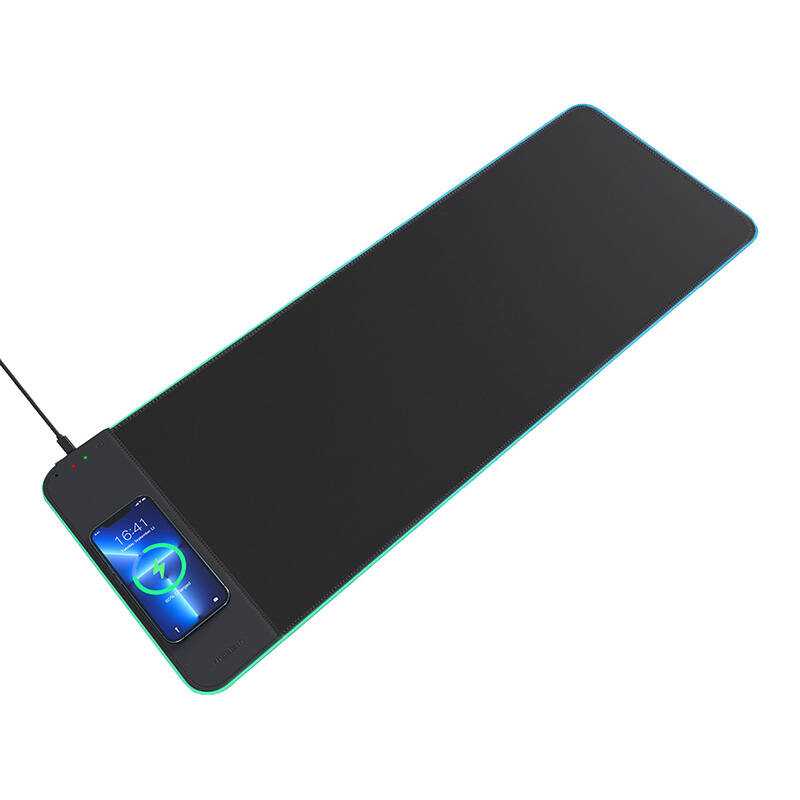 Choetech T543-F-ACBK 15W vezeték nélküli töltő egérpad Fekete 