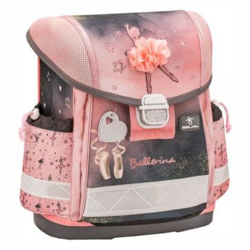 Belmil: Classy Ballerina Black Pink merevfalú iskolatáska (403-13/AG)