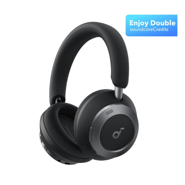ANKER A3062G11 Vezeték Nélküli Fejhallgató  Soundcore Space One Pro Összecsukható Aktív Zajszűrő  jet black  