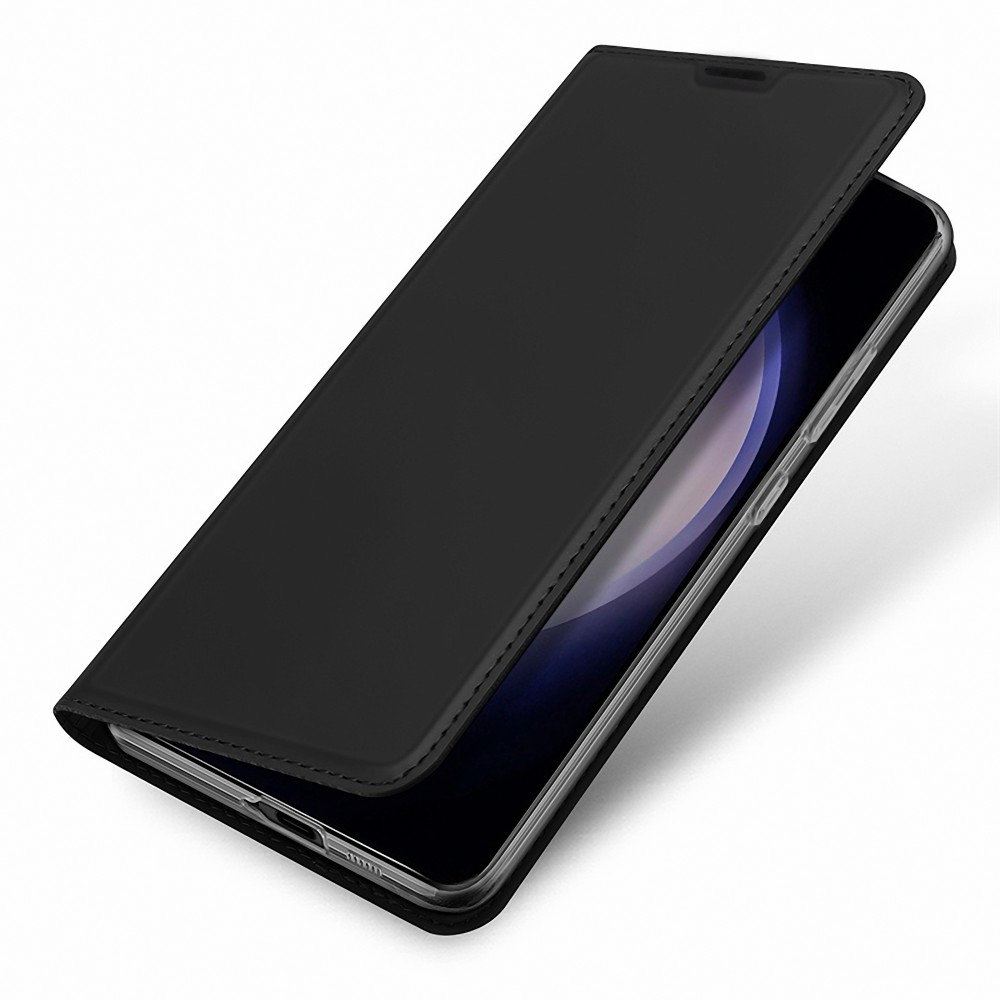 Samsung Galaxy S25 Plus oldalra nyíló tok, Fekete