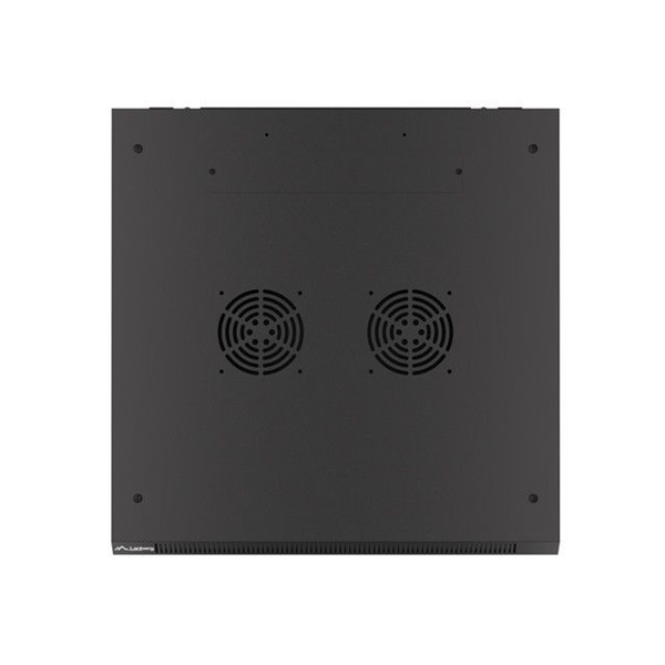 Lanberg 12U 19" fali rack szekrény 600x600mm fekete (WF01-6612-10B)