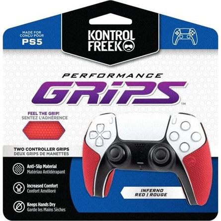 KontrolFreek RED-4777-PS5 Performance Grips PS5 kontroller borítás piros KontrolFreek RED-4777-PS5 Performance Grips PS5 kontroller borítás piros
