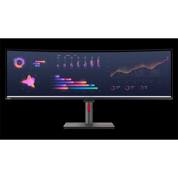 LENOVO ThinkVision P49w-30  ívelt  49"   IPS Monitor 
