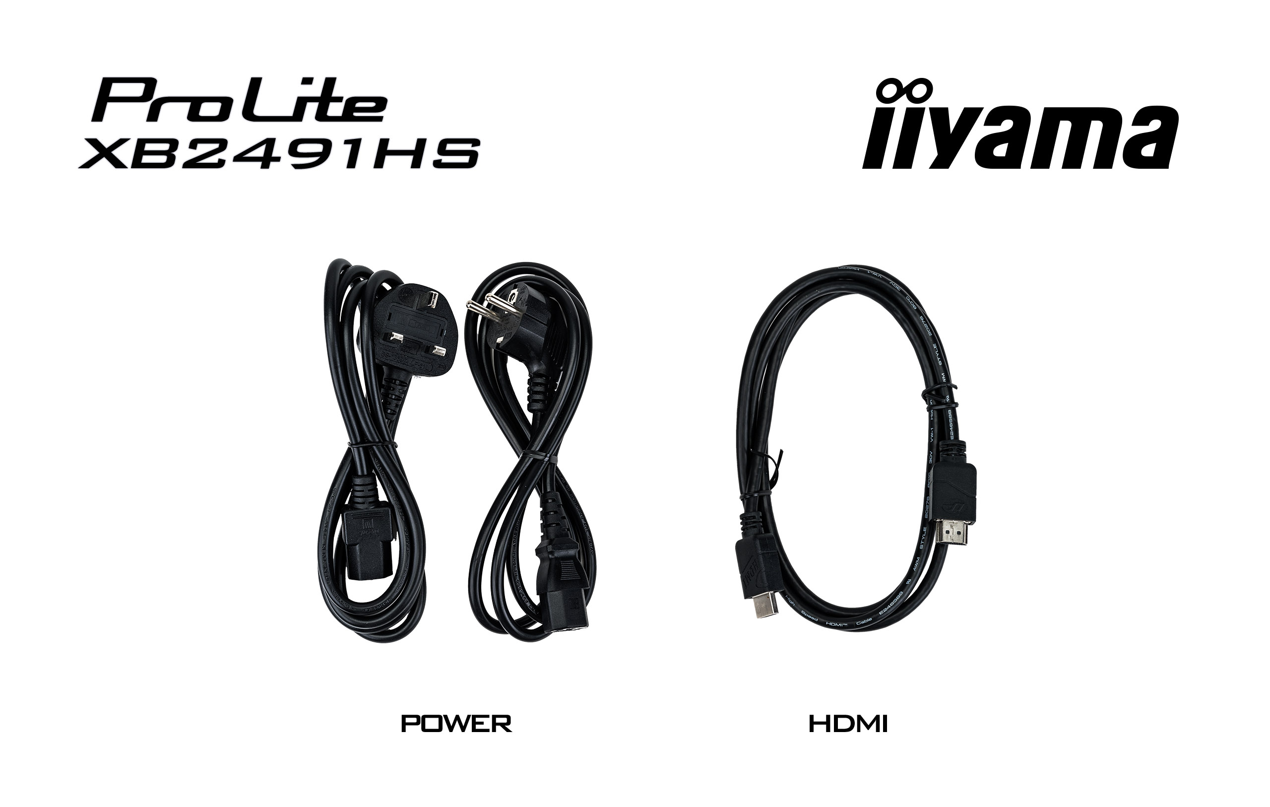 iiyama 23,8" ProLite XB2491HS-B1 Monitor - 1920x1080, Full HD, LED, IPS, 120Hz, 1ms, Hangszóró, Pivot, Fekete