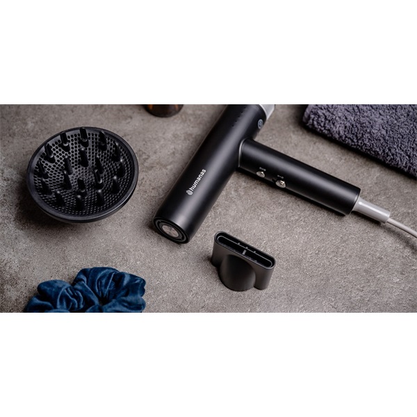 Humanas  HD-AT03   2000W 4 hőmérséklet 2 teljesítmény fokozat  LED  mágneses rögzítés  Air Touch  luxus hajszárító