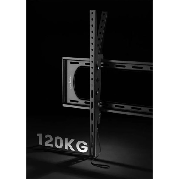 Manhattan  Fali dönthető  max.VESA:900x600 60"-120"-ig 120kg teherbírás TV állvány  Fekete 
