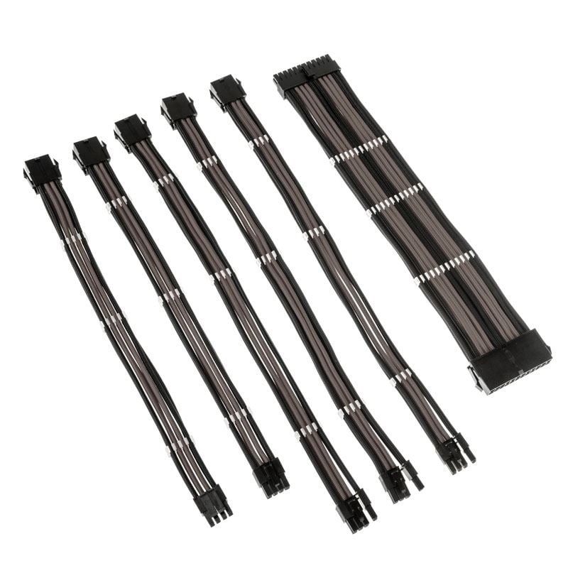 Kolink Core Adept Braided kábel hosszabbító szett fekete-szürke (5999094004788)