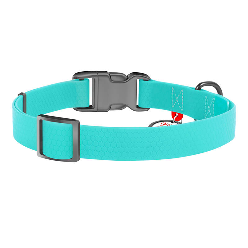 Waterproof glowing dog collar with QR passport WAUDOG 40 mm wide, 46-70 cm long Waterproof glowing dog collar with QR passport WAUDOG 40 mm wide, 46-70 cm long