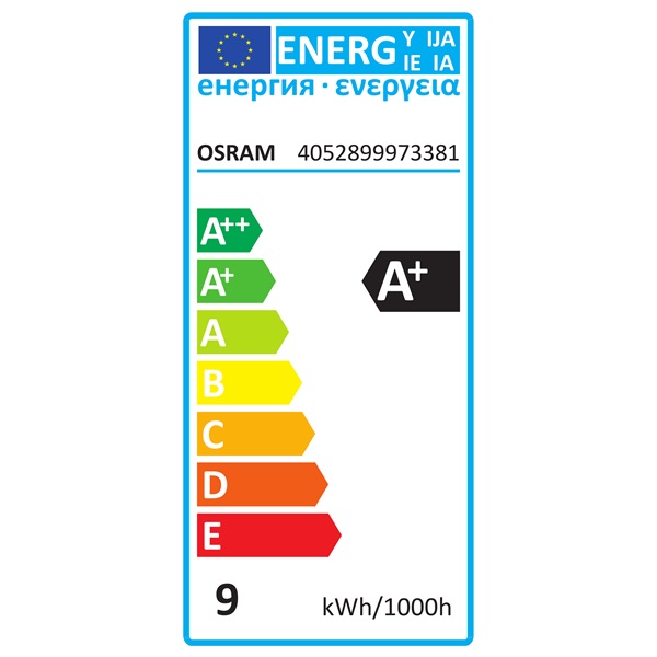 Osram Value LED fényforrás E27 8.5W körte hideg fehér (4052899973381)