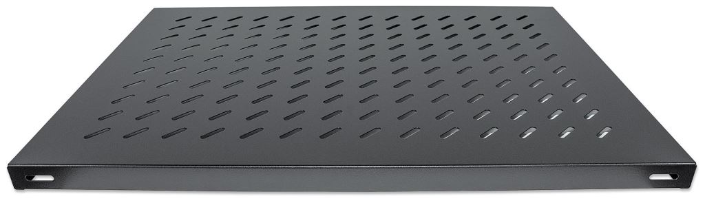 Intellinet 1U 19" Fixed Shelf rack polc 700mm fekete (712545)