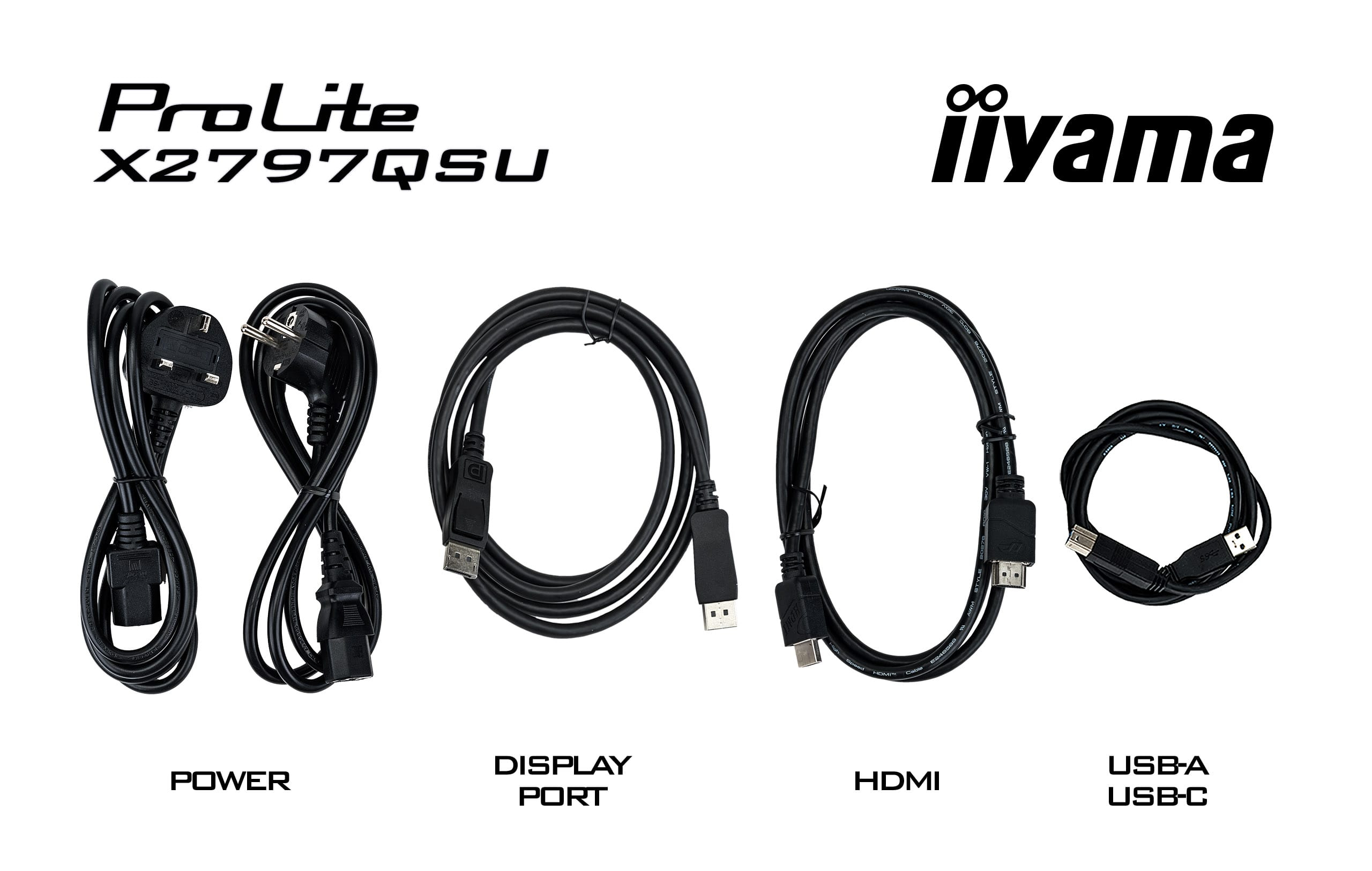 iiyama 27" ProLite X2797QSU-B1 IPS LED Monitor - 2560x1440, QHD, 75Hz, 1ms, Hangszóró, Fekete