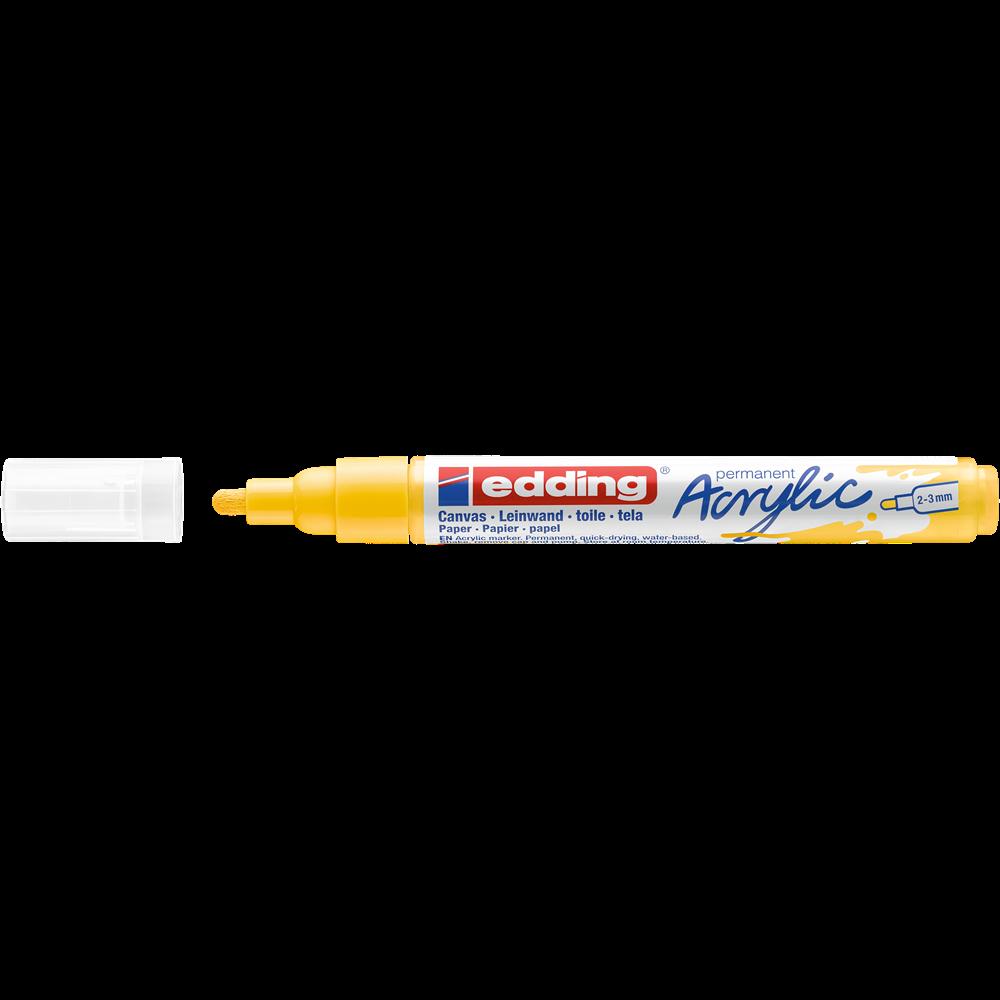 Edding 5100 Akril marker 2-3mm,  citromsárga (7580245008)