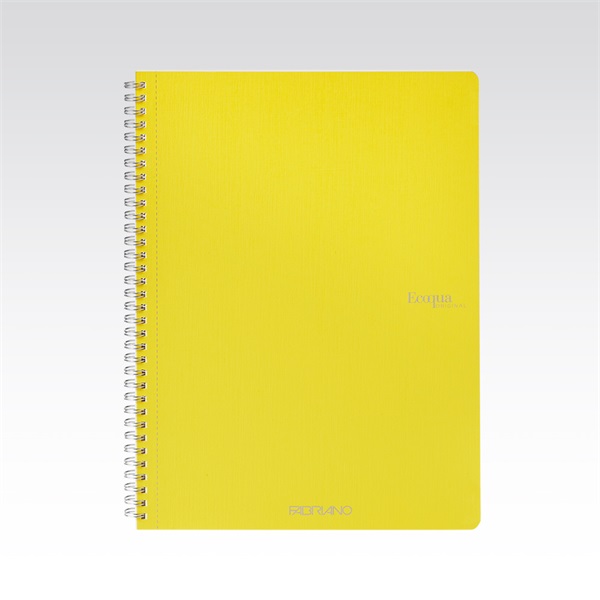 Fabriano Ecoqua A4 70lapos sárga kockás spirálfüzet Fabriano Ecoqua A4 70lapos sárga kockás spirálfüzet