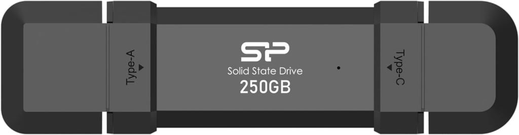 Silicon Power DS72 SP250GBUC3S72V1K 250GB külső SSD   fekete  