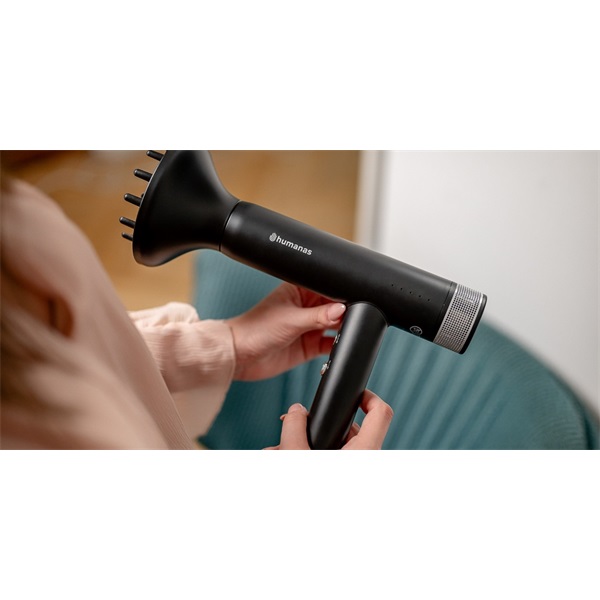 Humanas  HD-AT03   2000W 4 hőmérséklet 2 teljesítmény fokozat  LED  mágneses rögzítés  Air Touch  luxus hajszárító