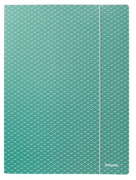 Esselte Colour'Breeze karton gumis mappa zöld (628493)