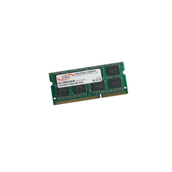 CSX ALPHA  2GB DDR3  1333Mhz  128x8  CL9 Memória Notebook