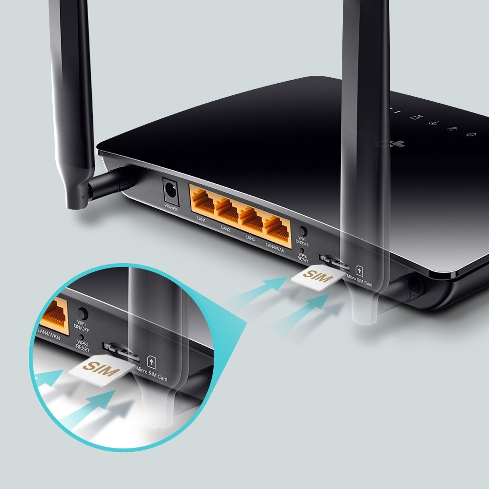 TP-LINK Archer MR400 AC1200 Wireless Dual Band 4G LTE Router