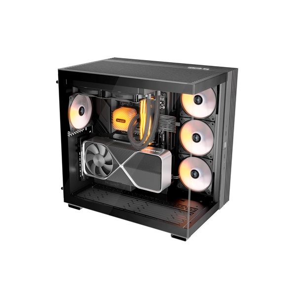 Be Quiet! LIGHT BASE 600 LX Black ATX edzett üveg oldallap fekete Számítógépház Be Quiet! LIGHT BASE 600 LX Black ATX edzett üveg oldallap fekete Számítógépház