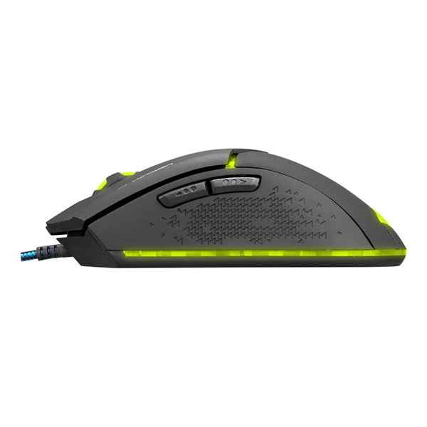 Everest  Mercury X8   3200 DPI optikai RGB LED Gamer Egér Fekete 