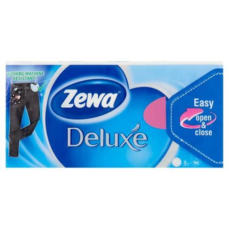 Zewa Deluxe papír zsebkendő 90db illatmentes (53606)