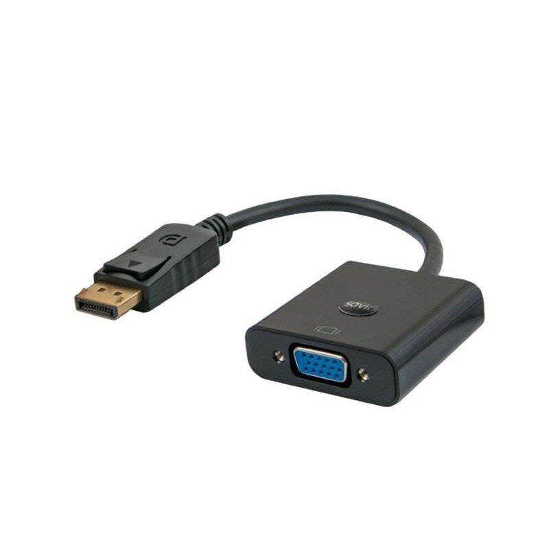 Savio CL-90/B DisplayPort – VGA adapter