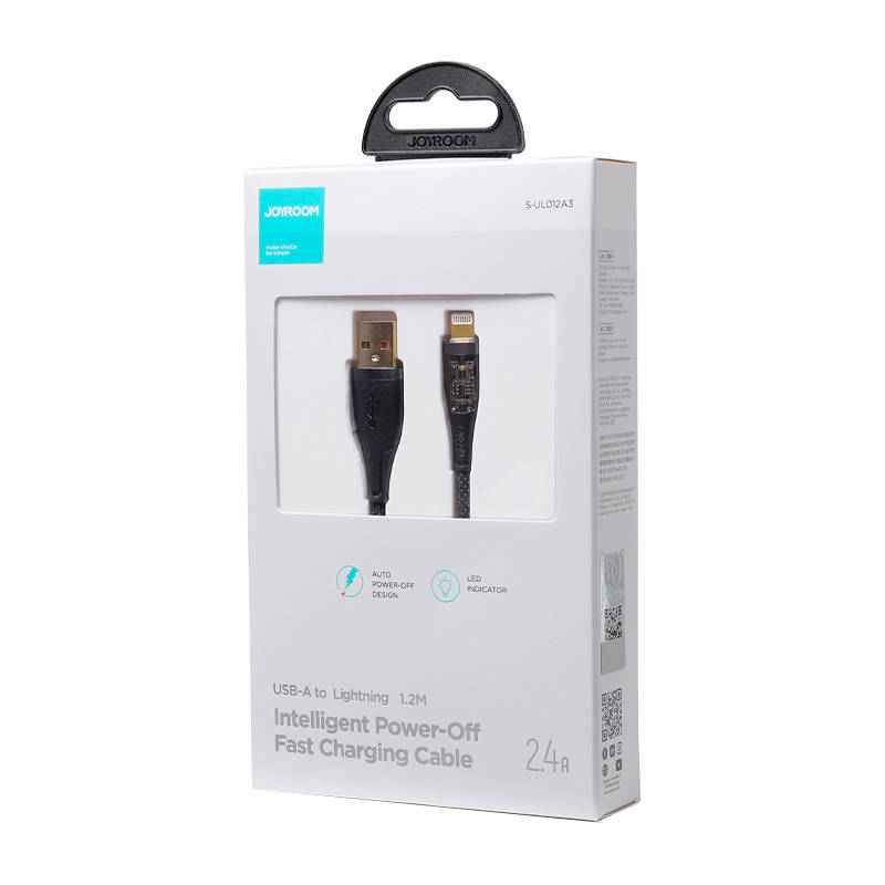 Cable to USB-A / Lightning / 2.4A / 2m Joyroom S-UL012A20 (blue) Cable to USB-A / Lightning / 2.4A / 2m Joyroom S-UL012A20 (blue)