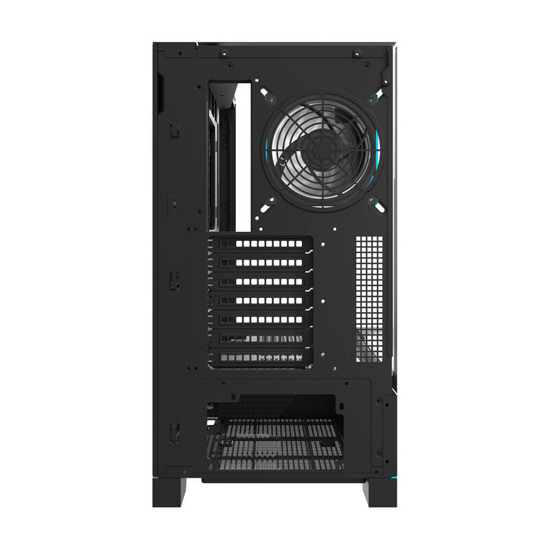 Darkflash DY450 PRO számítógépház + 1 ventilátor Fekete 