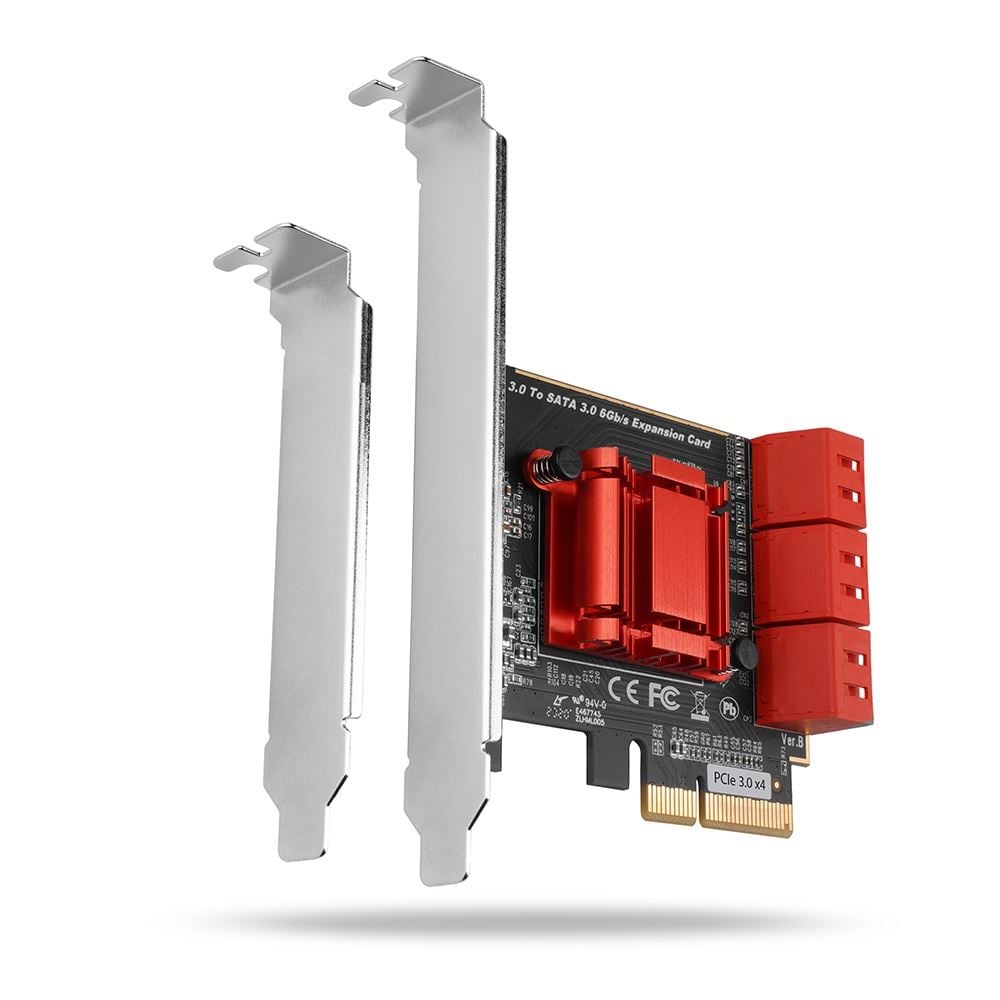 Axagon 6x SATA port bővítő kártya PCIe (PCES-SA6) Axagon 6x SATA port bővítő kártya PCIe (PCES-SA6)