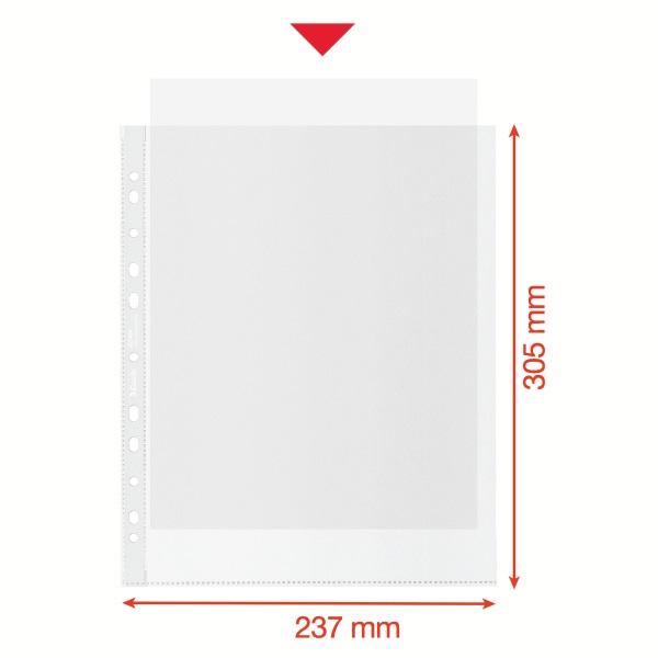 Genotherm, lefűzhető, A4 Maxi, 70 mikron, narancsos felület, ESSELTE "Recycled"