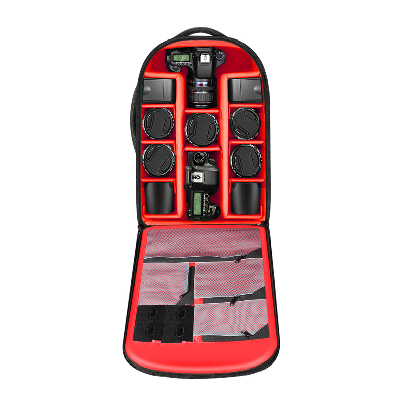 Neewer NW3300 kamera hátizsák Piros