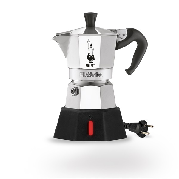 Bialetti 7290 Moka Elettrika 2 személyes ezüst elektromos kotyogós kávéfőző Bialetti 7290 Moka Elettrika 2 személyes ezüst elektromos kotyogós kávéfőző