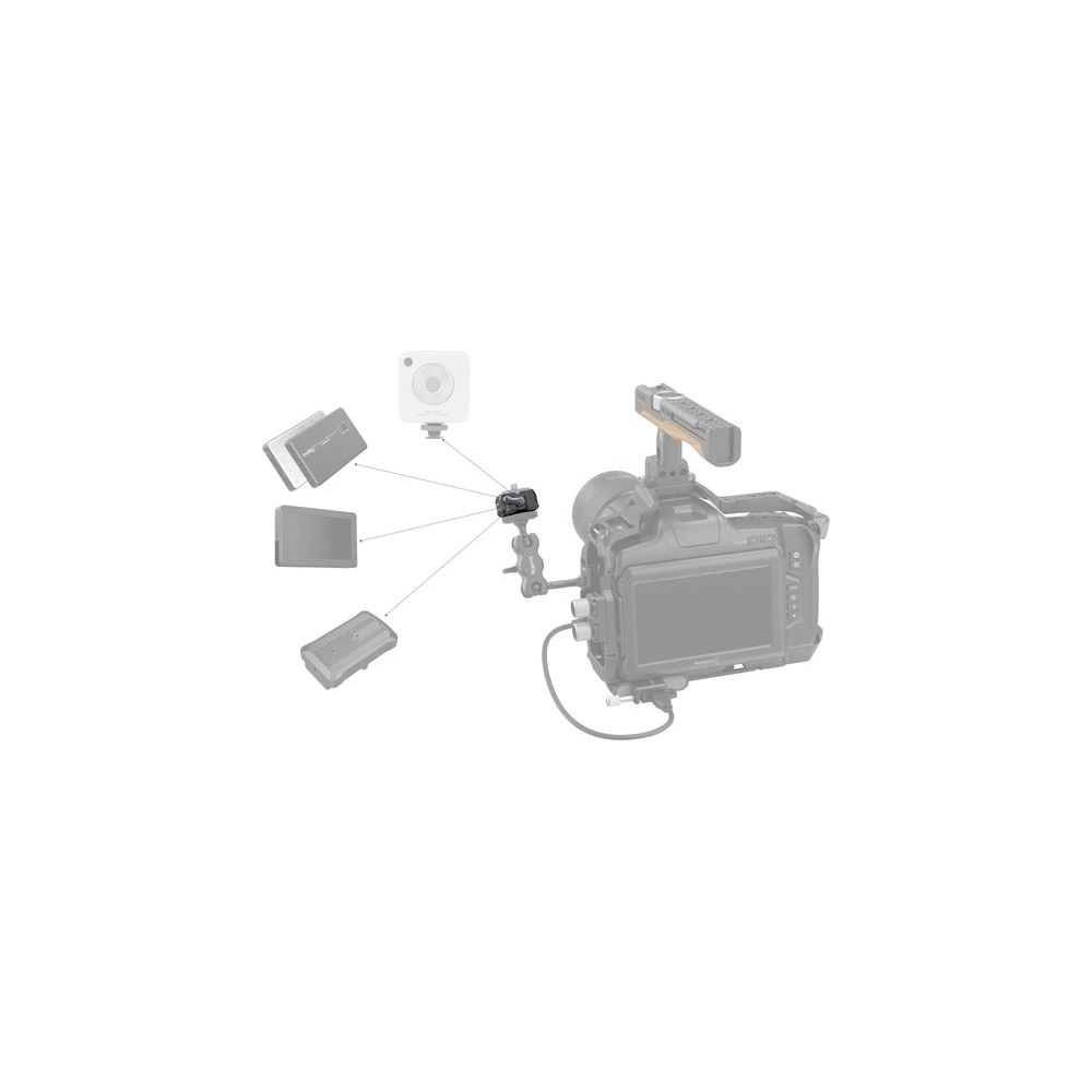 SmallRig Drop-in HawkLock mini Universal QR  Baseplate 