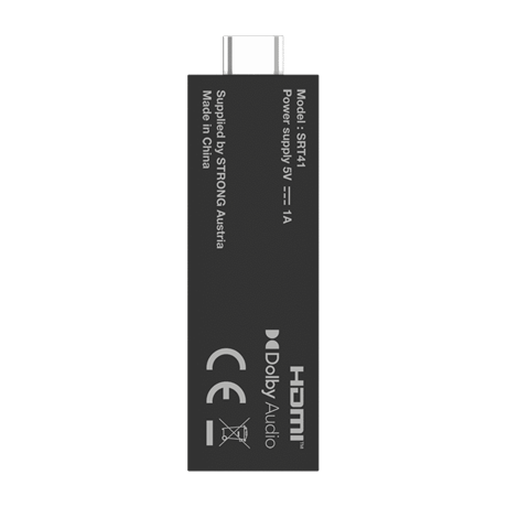 Strong SRT41  GOOGLE TV  4K UHD STICK MULTIMÉDIA LEJÁTSZÓ GOOGLE TV 4K UHD USB STICK