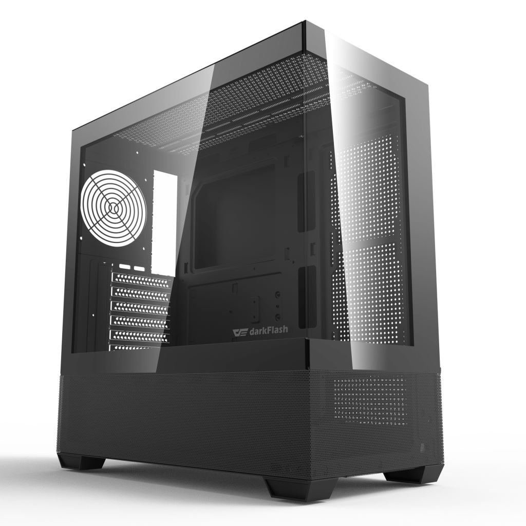 DarkFlash DS900 Air táp nélküli ablakos ház fekete DarkFlash DS900 Air táp nélküli ablakos ház fekete