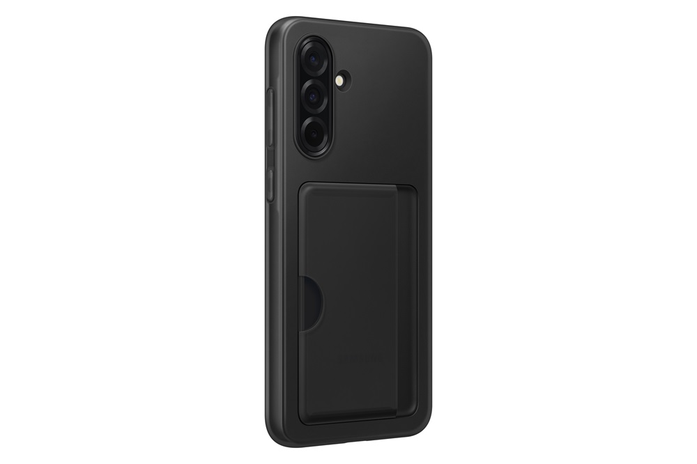 Samsung A36 5G kártyatartós hátlap, Fekete