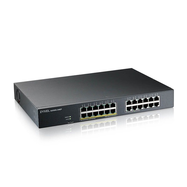 ZyXEL GS1915-24EP 24-port GbE Smart Managed Switch ZyXEL GS1915-24EP 24-port GbE Smart Managed Switch