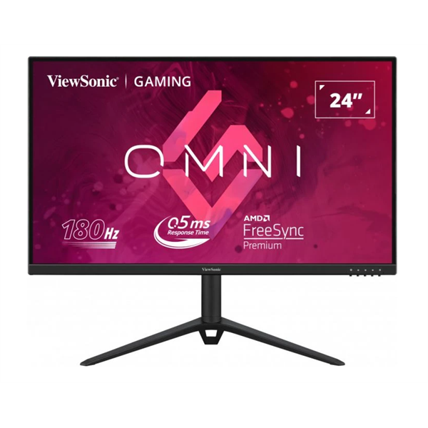 ViewSonic Gamer Monitor 24" - VX2428J (IPS, 16:9, 1920x1080, 165Hz, 0,5ms, 250cd/m2, 2xHDMI, DP, VESA, SPK, Magas. áll)