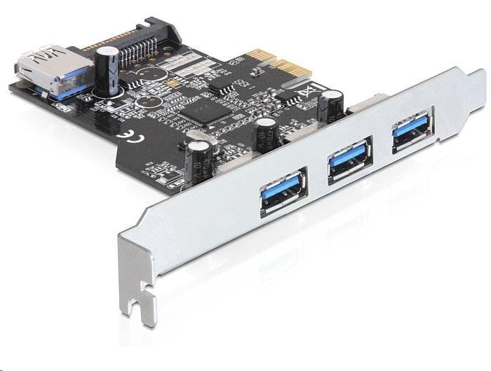 DeLock 3+1x USB 3.0 bővítő kártya PCI-E (89301) DeLock 3+1x USB 3.0 bővítő kártya PCI-E (89301)