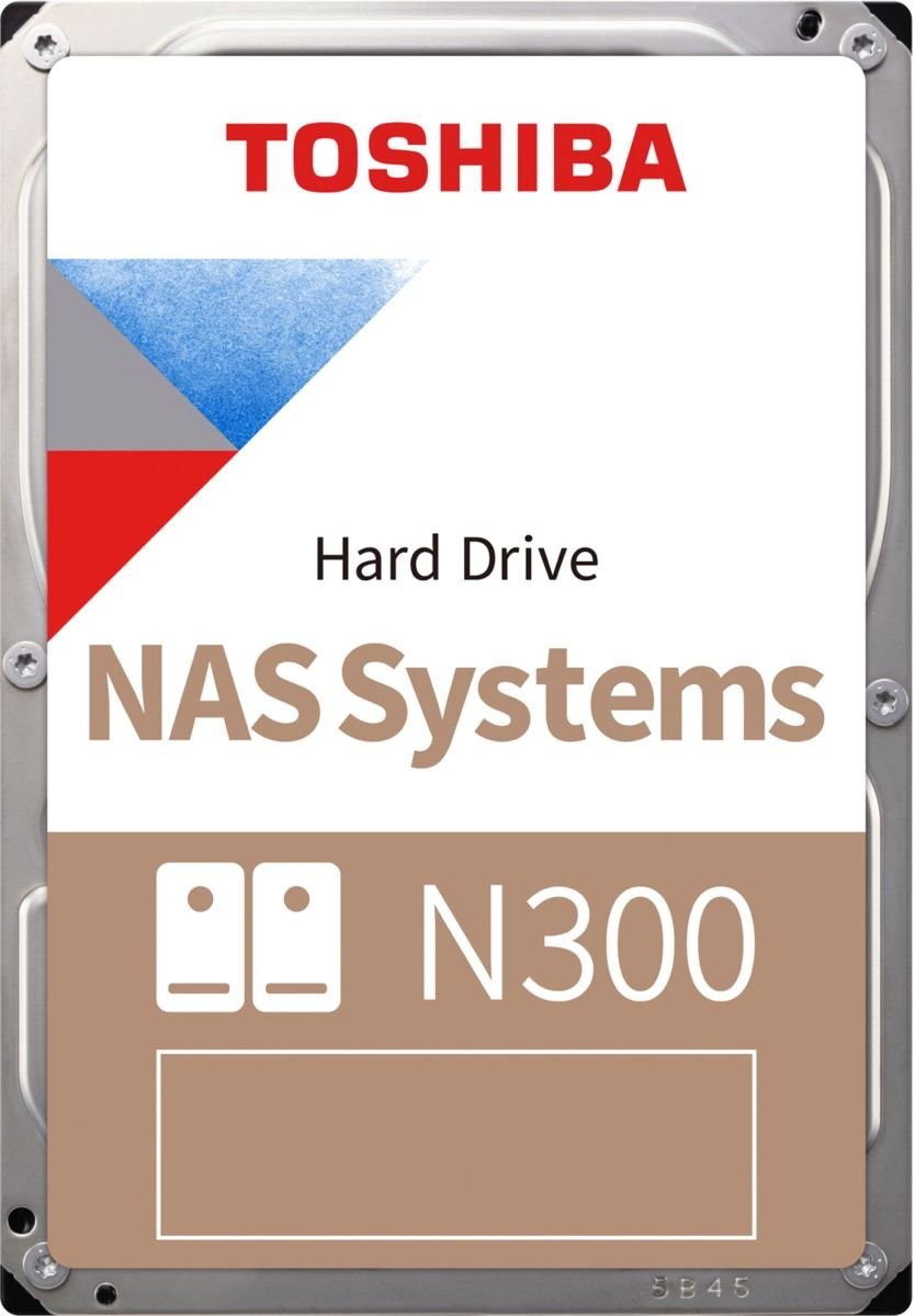 18TB Toshiba 3.5" N300 SATA merevlemez OEM (HDWG51JUZSVA)
