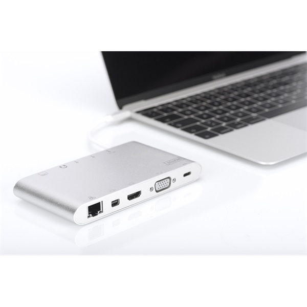 Digitus univerzális dokkoló állomás USB Type-C (DA-70861)