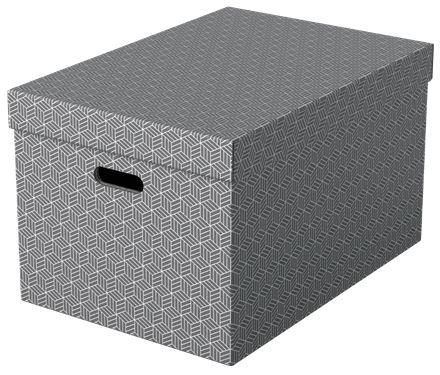 Esselte Home tárolódoboz L-es méret 3db szürke (628287) Esselte Home tárolódoboz L-es méret 3db szürke (628287)