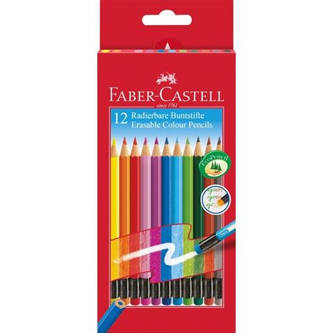 Faber-Castell színesceruza szett radírvéggel 12db (116612)