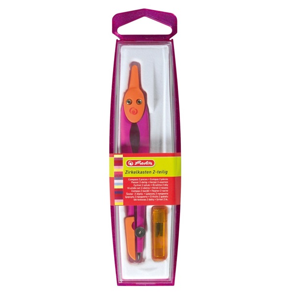 Herlitz 1 részes vegyes színű körző + póthegy Herlitz 1 részes vegyes színű körző + póthegy