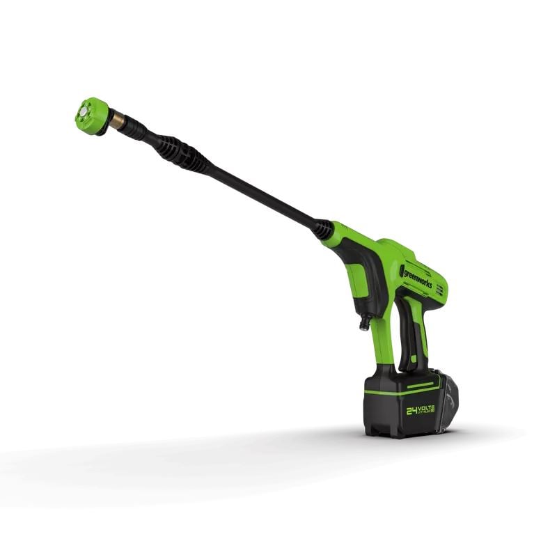 Greenworks G24PW akkumulátoros magasnyomású mosó 24V akku és töltő nélkül (5105307-GW)